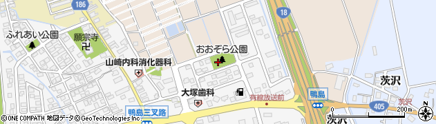 鴨島前田公園周辺の地図