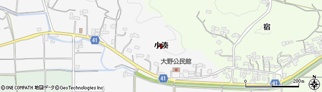 福島県いわき市四倉町山田小湊（小湊）周辺の地図