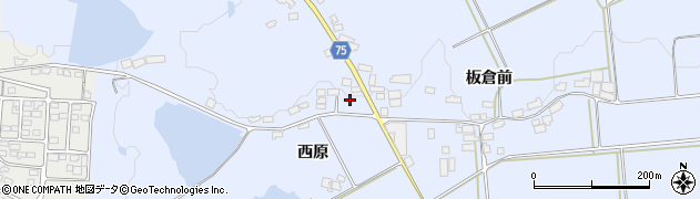 福島県白河市東上野出島（西原）周辺の地図