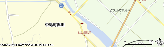 石川県七尾市中島町浜田（ナ）周辺の地図