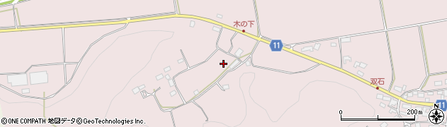 福島県白河市双石（坊ノ入）周辺の地図