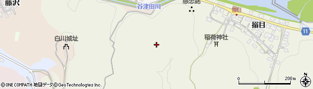 福島県白河市大美濃輪周辺の地図