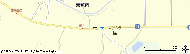 福島県白河市東蕪内新屋敷78周辺の地図