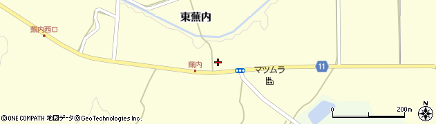福島県白河市東蕪内新屋敷36周辺の地図