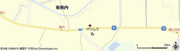 福島県白河市東蕪内駒橋28周辺の地図