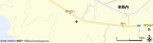 福島県白河市東蕪内大久保周辺の地図