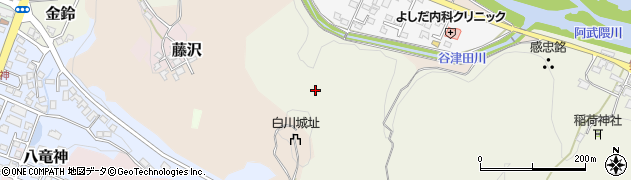 福島県白河市大舘山提ヶ入周辺の地図