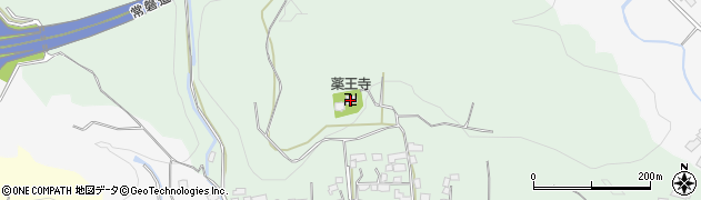 福島県いわき市四倉町薬王寺（塙）周辺の地図