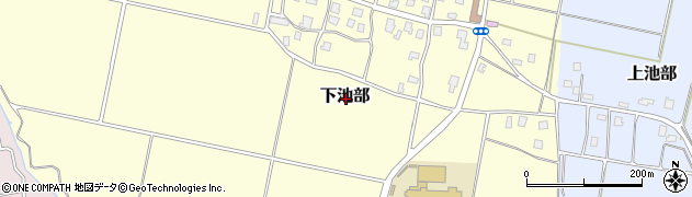 新潟県上越市下池部周辺の地図