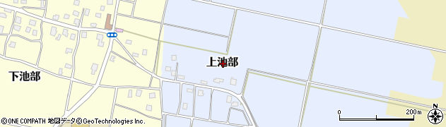 新潟県上越市上池部周辺の地図