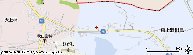 福島県白河市東上野出島（三ツ池）周辺の地図