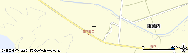 福島県白河市東蕪内（岩沢）周辺の地図