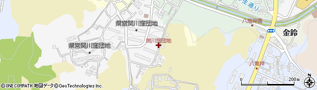 関川窪団地周辺の地図