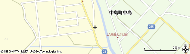 石川県七尾市中島町浜田（レ）周辺の地図