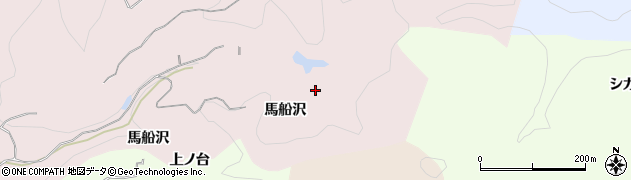 福島県いわき市小川町関場（馬船沢）周辺の地図