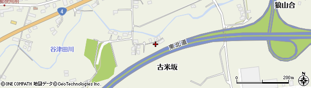 福島県西白河郡西郷村小田倉古米坂周辺の地図