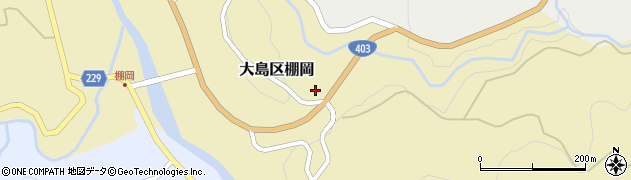 新潟県上越市大島区棚岡周辺の地図