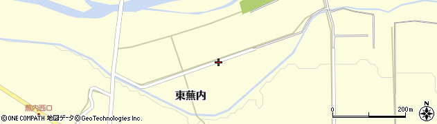 福島県白河市東蕪内（中川）周辺の地図