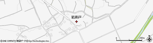 福島県白河市東下野出島（岩井戸）周辺の地図