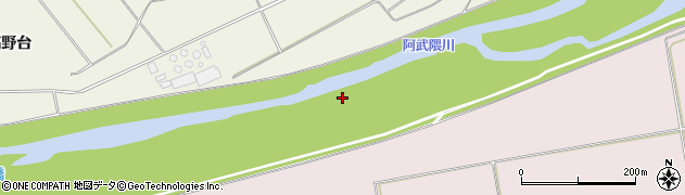 福島県白河市双石山崎周辺の地図