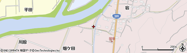 福島県いわき市小川町関場（川原）周辺の地図