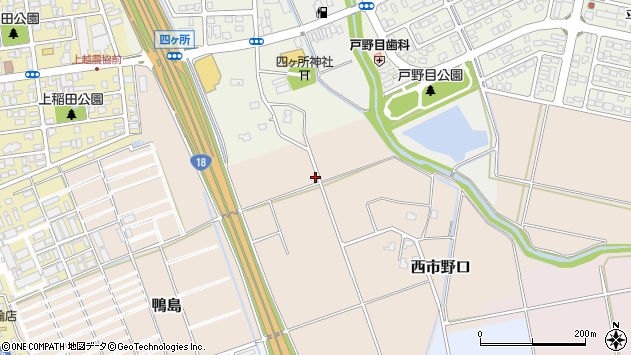 〒943-0152 新潟県上越市西市野口の地図