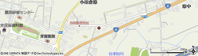 西郷郵便局周辺の地図