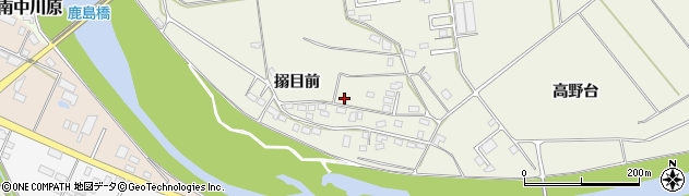 福島県白河市大（搦目前）周辺の地図