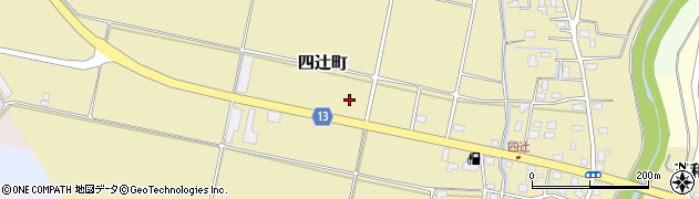 新潟県上越市四辻町周辺の地図
