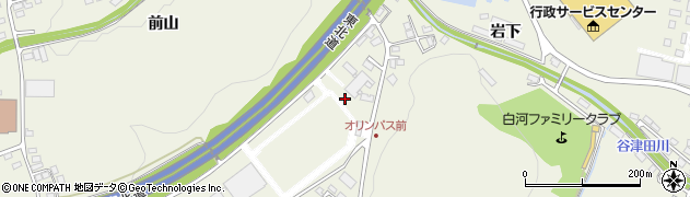 福島県西郷村（西白河郡）小田倉（狼山）周辺の地図