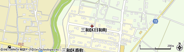 新潟県上越市三和区日和町周辺の地図