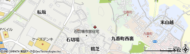 福島県白河市花見坂周辺の地図