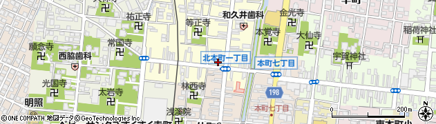 喜多郎 上越周辺の地図
