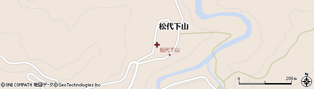 新潟県十日町市松代下山1361周辺の地図