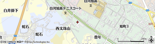 福島県白河市豊年周辺の地図