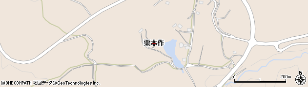福島県いわき市四倉町（栗木作）周辺の地図