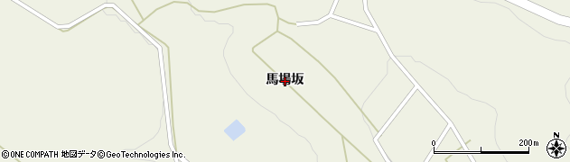 福島県西白河郡西郷村小田倉馬場坂周辺の地図