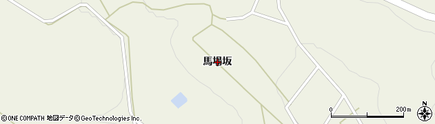 福島県西郷村（西白河郡）小田倉（馬場坂）周辺の地図