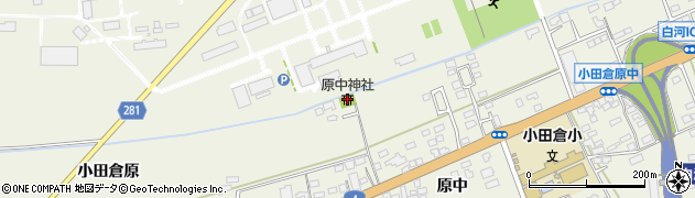 原中神社周辺の地図