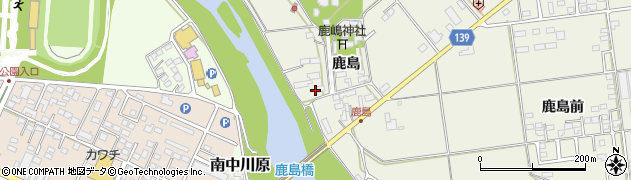 福島県白河市大鹿島28周辺の地図