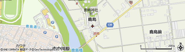福島県白河市大鹿島14周辺の地図