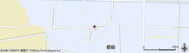 福島県白河市借宿（竹ノ花）周辺の地図
