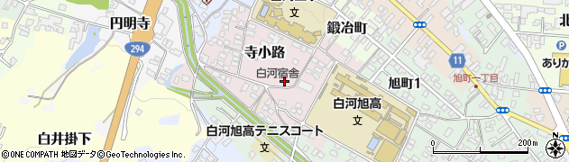 福島県白河市寺小路34周辺の地図