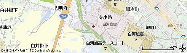 福島県白河市寺小路40周辺の地図