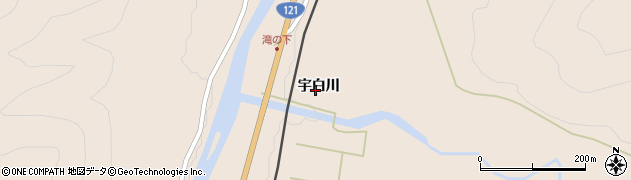 福島県南会津町（南会津郡）糸沢（宇白川）周辺の地図