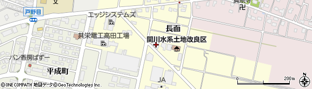 新潟県上越市長面19周辺の地図