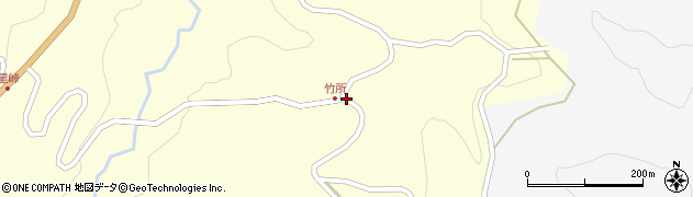 新潟県十日町市竹所周辺の地図