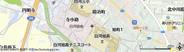福島県白河市寺小路24周辺の地図