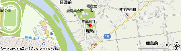福島県白河市大鹿島8周辺の地図