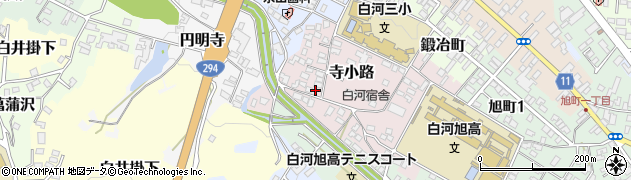 福島県白河市寺小路52周辺の地図